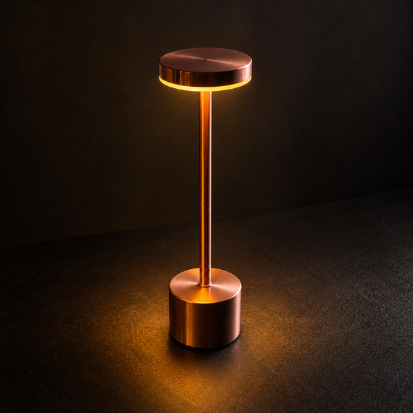 LumaNest lamp styled in a customer's home