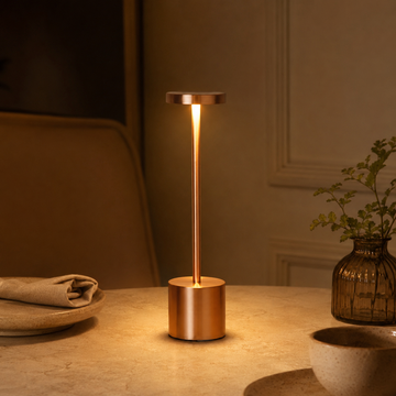 LumaNest AuraGlow Rechargeable Touch LED Table Lamp – 3 Light Modes
