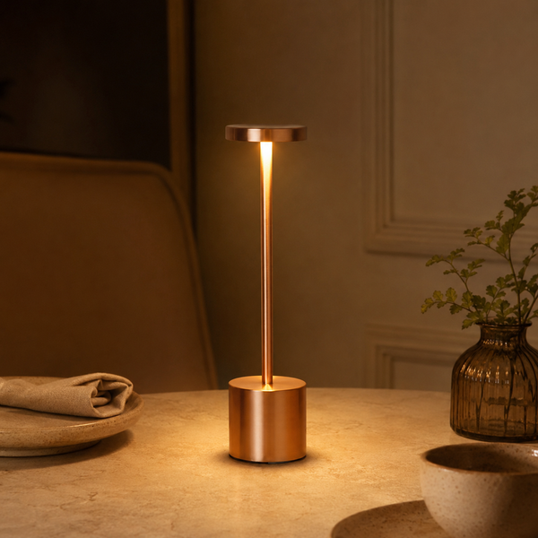 LumaNest AuraGlow Rechargeable Touch LED Table Lamp – 3 Light Modes
