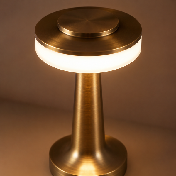 LumaNest lamp styled in a customer's home