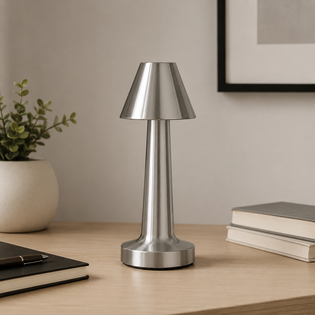LumaNest Rechargeable Cordless LED Table Lamp – 3 Light Modes