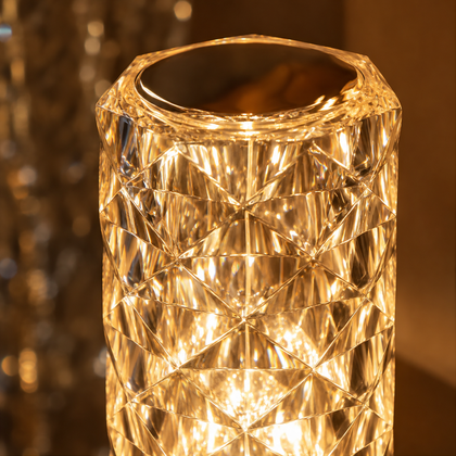 LumaNest Crystal Diamond Table Lamp