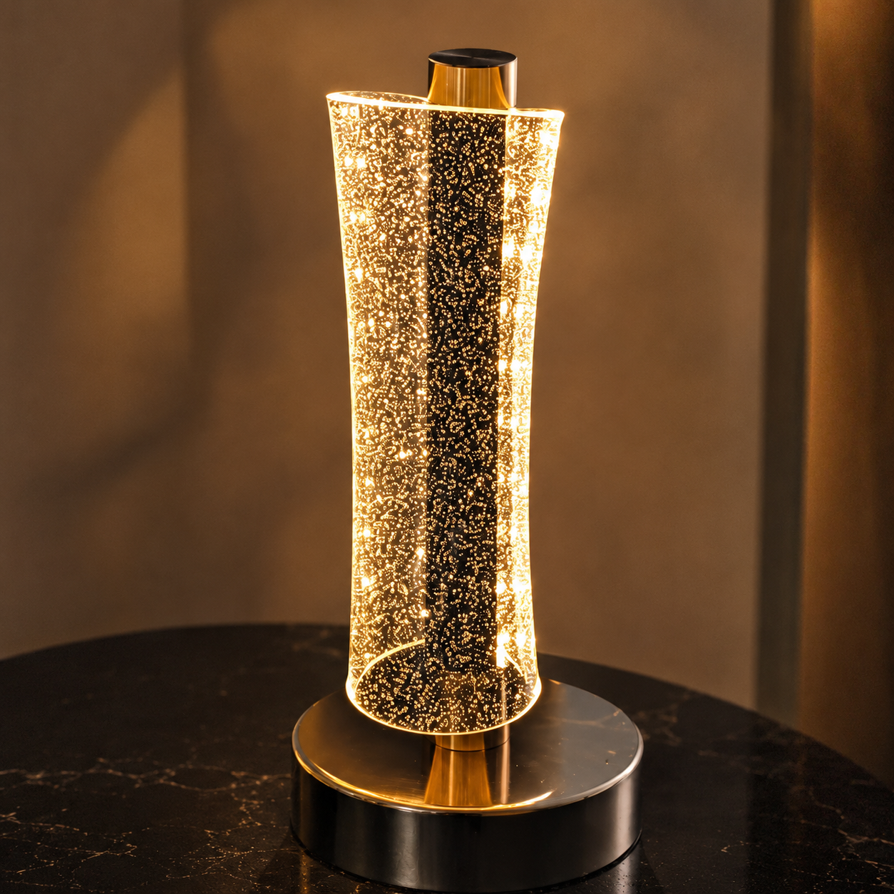 LumaNest Modern LED Crystal Table Lamp – 3 Light Modes