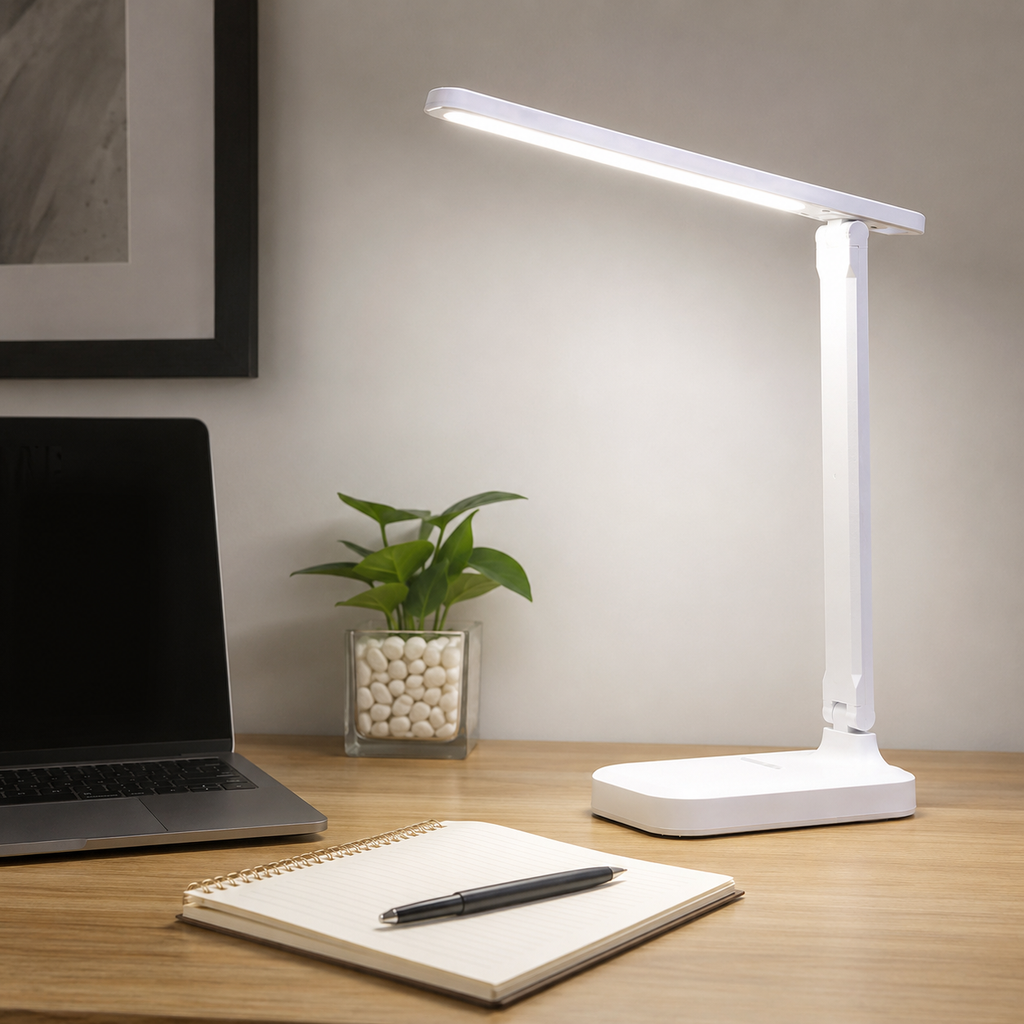 LumaNest Modern LED Desk Lamp – 3 Light Modes