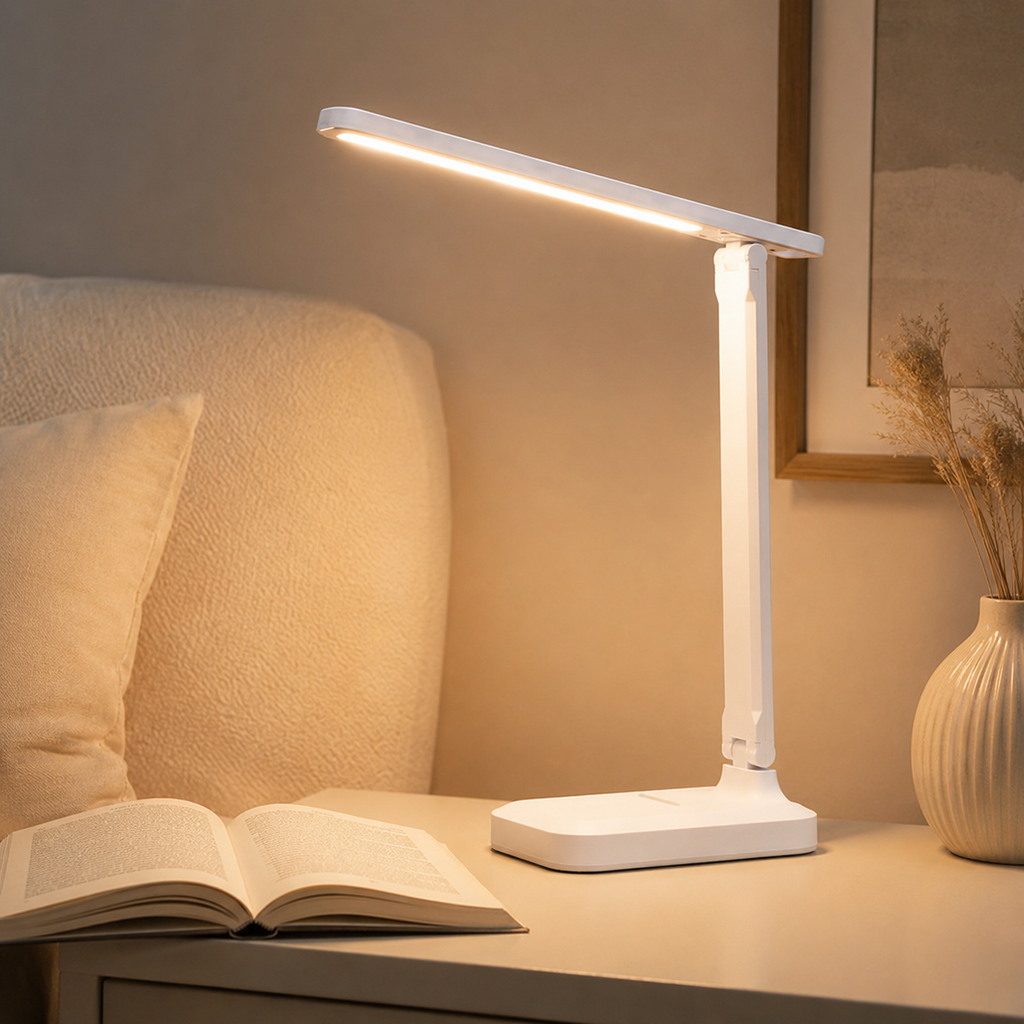 LumaNest Modern LED Desk Lamp – 3 Light Modes