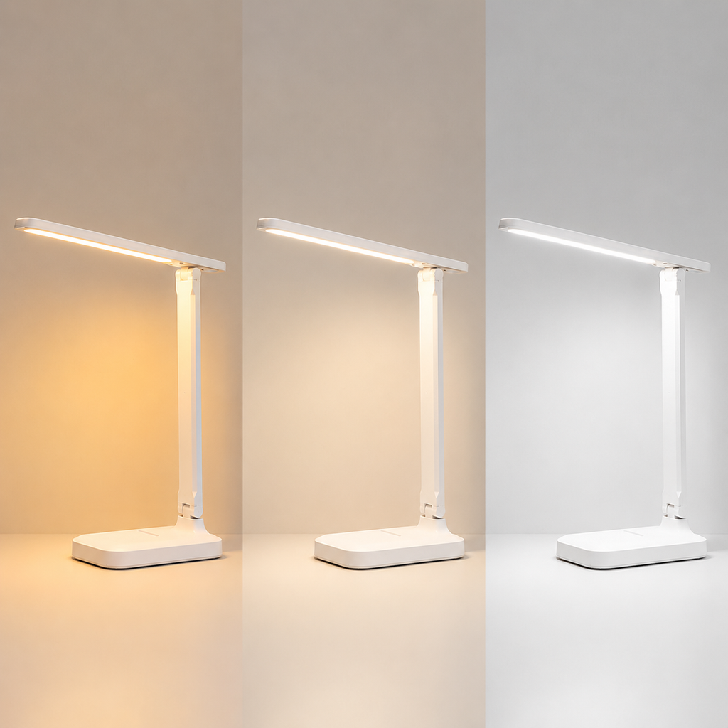 LumaNest Modern LED Desk Lamp – 3 Light Modes