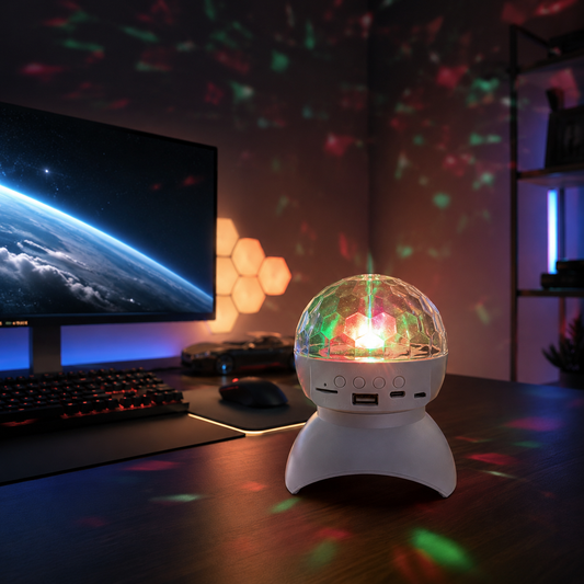 LumaNest 360 Galaxy Projector Lamp with Bluetooth Speaker