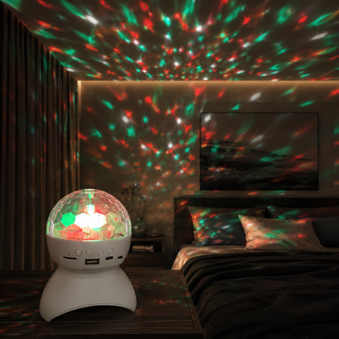 LumaNest 360 Galaxy Projector Lamp with Bluetooth Speaker