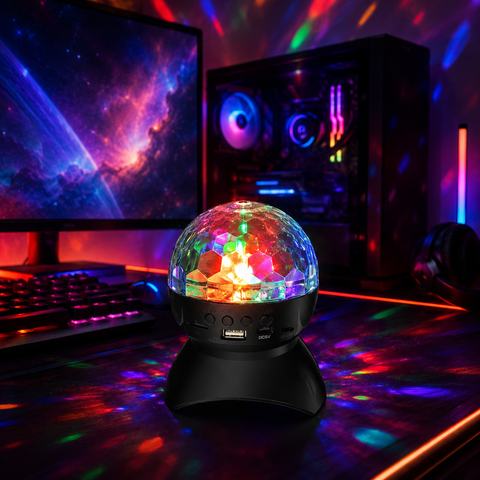 LumaNest 360 Galaxy Projector Lamp with Bluetooth Speaker