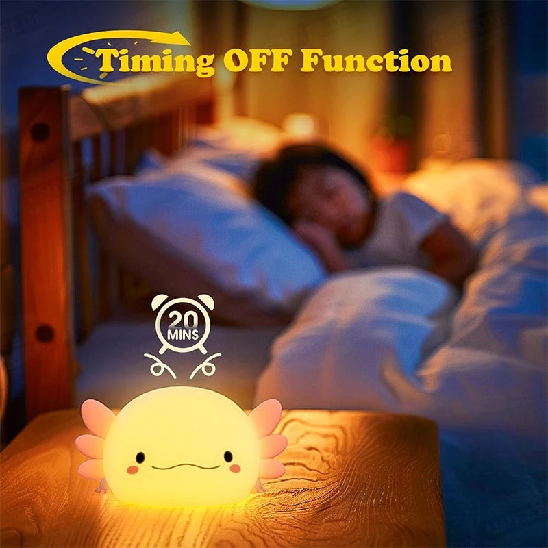 Squishy Axolotl Night Light