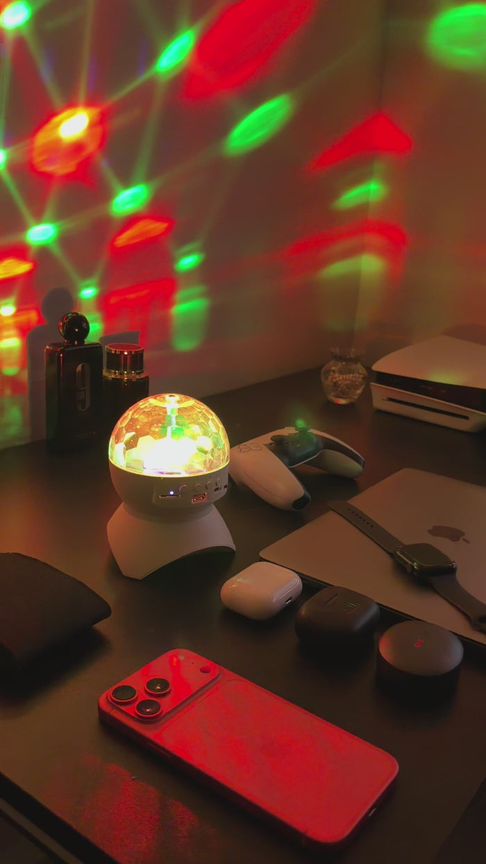 LumaNest 360 Galaxy Projector Lamp with Bluetooth Speaker