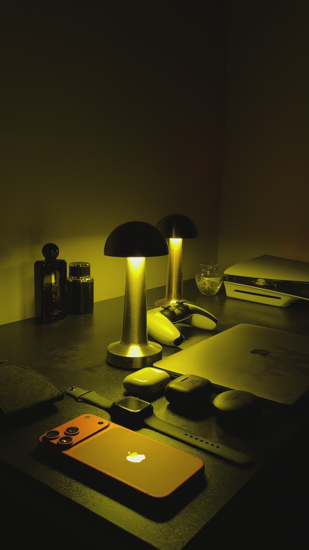 LumaNest Padom Cordless Rechargeable LED Table Lamp – 3 Light Modes